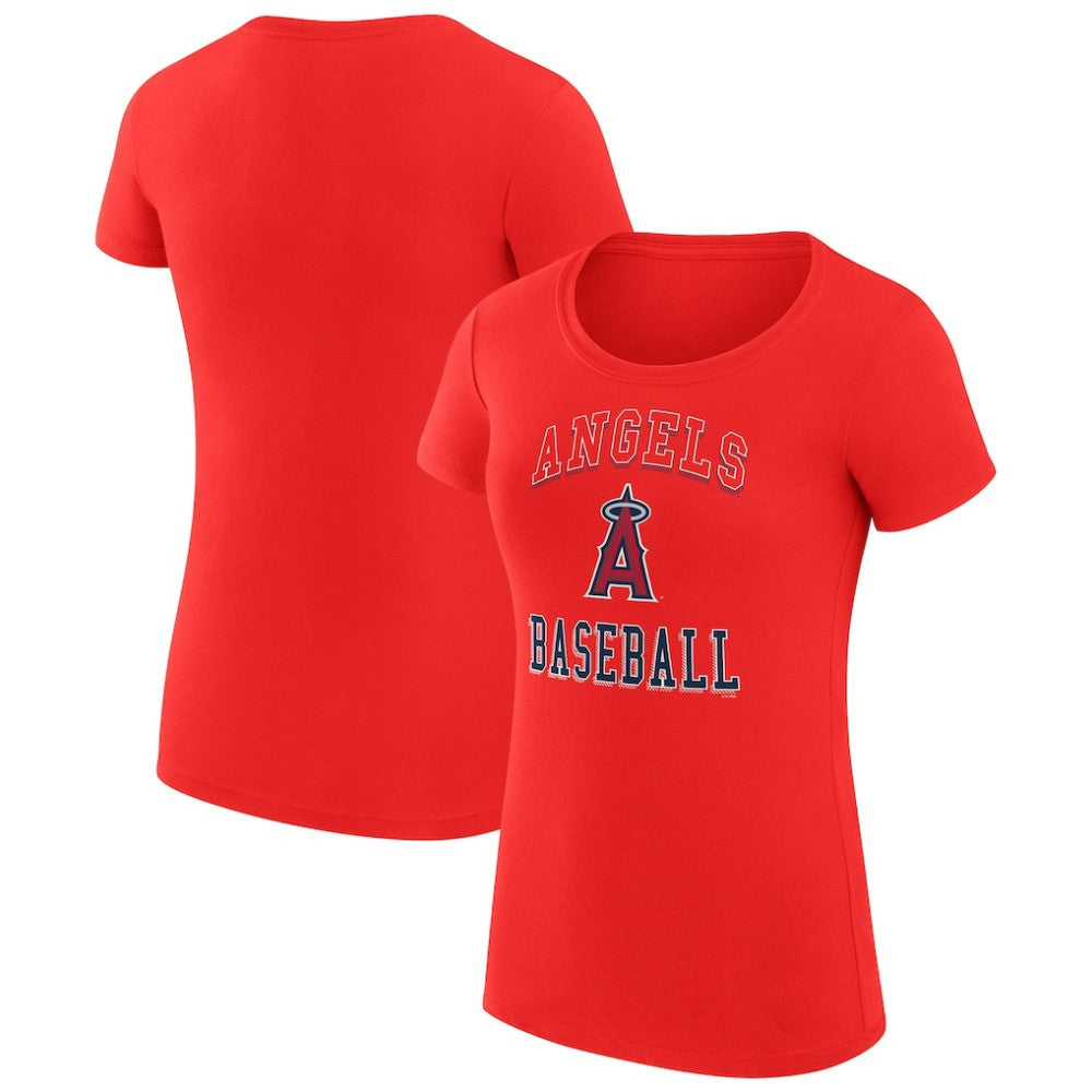 Los Angeles Angels G-III 4Her by Carl Banks Women's Super-Slim Fit Lightweight Team Logo Graphic T-Shirt Near Me