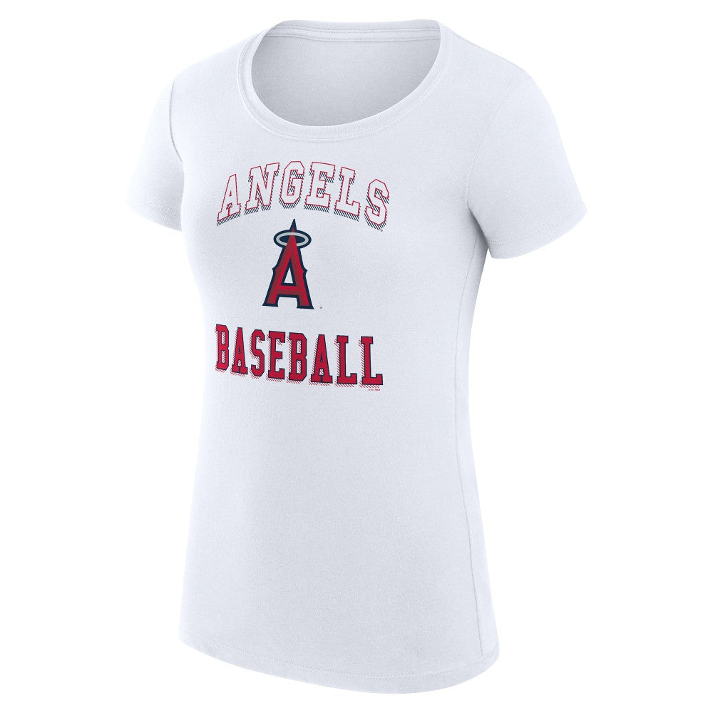 Los Angeles Angels G-III 4Her by Carl Banks Women's Super-Slim Fit Lightweight Team Logo Graphic T-Shirt Online
