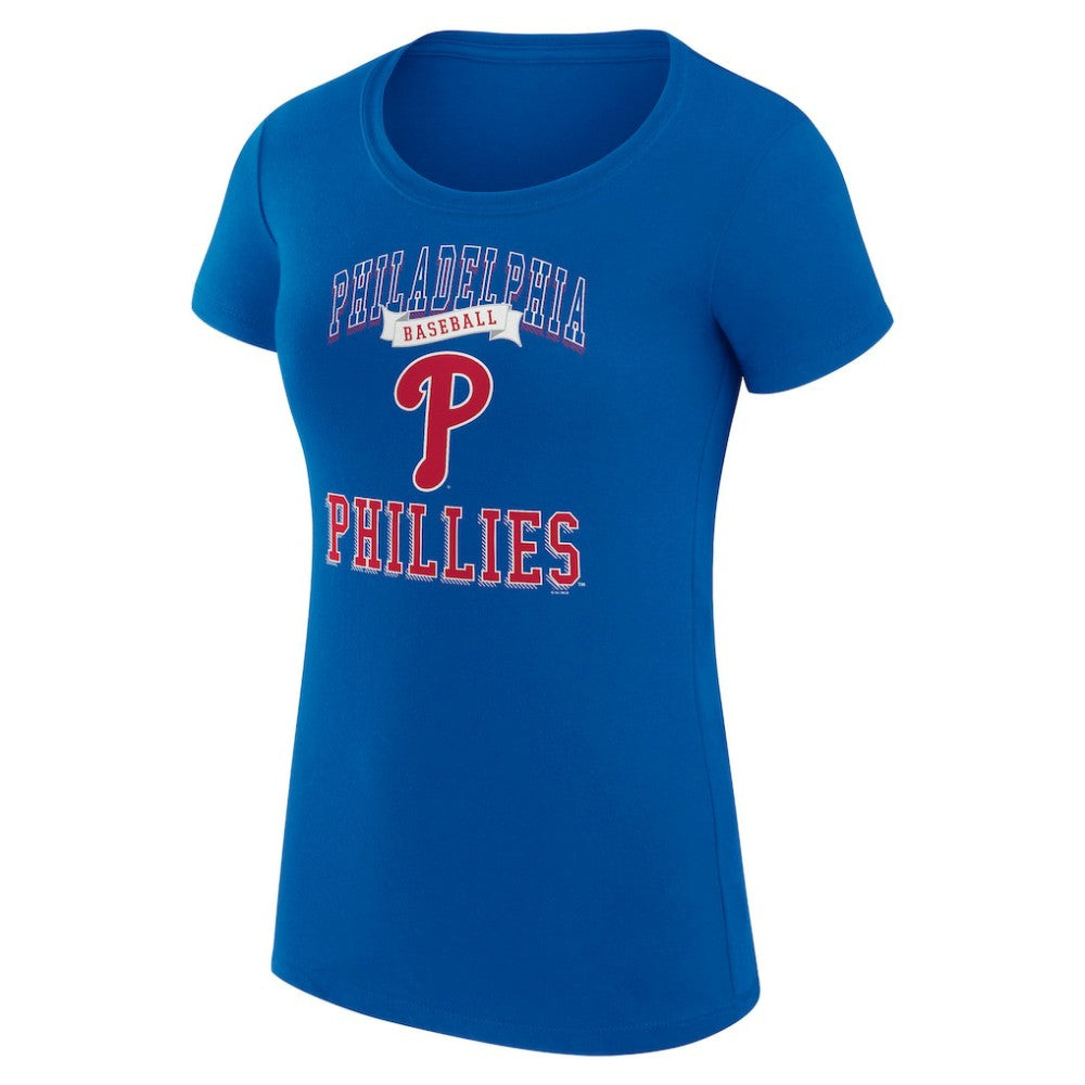 Philadelphia Phillies G-III 4Her by Carl Banks Women's Super-Slim Fit Lightweight Team Logo Graphic T-Shirt discount