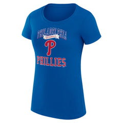 Philadelphia Phillies G-III 4Her by Carl Banks Women's Super-Slim Fit Lightweight Team Logo Graphic T-Shirt discount