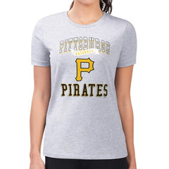 Pittsburgh Pirates G-III 4Her by Carl Banks Women's Super-Slim Fit Lightweight Team Logo Graphic T-Shirt Online