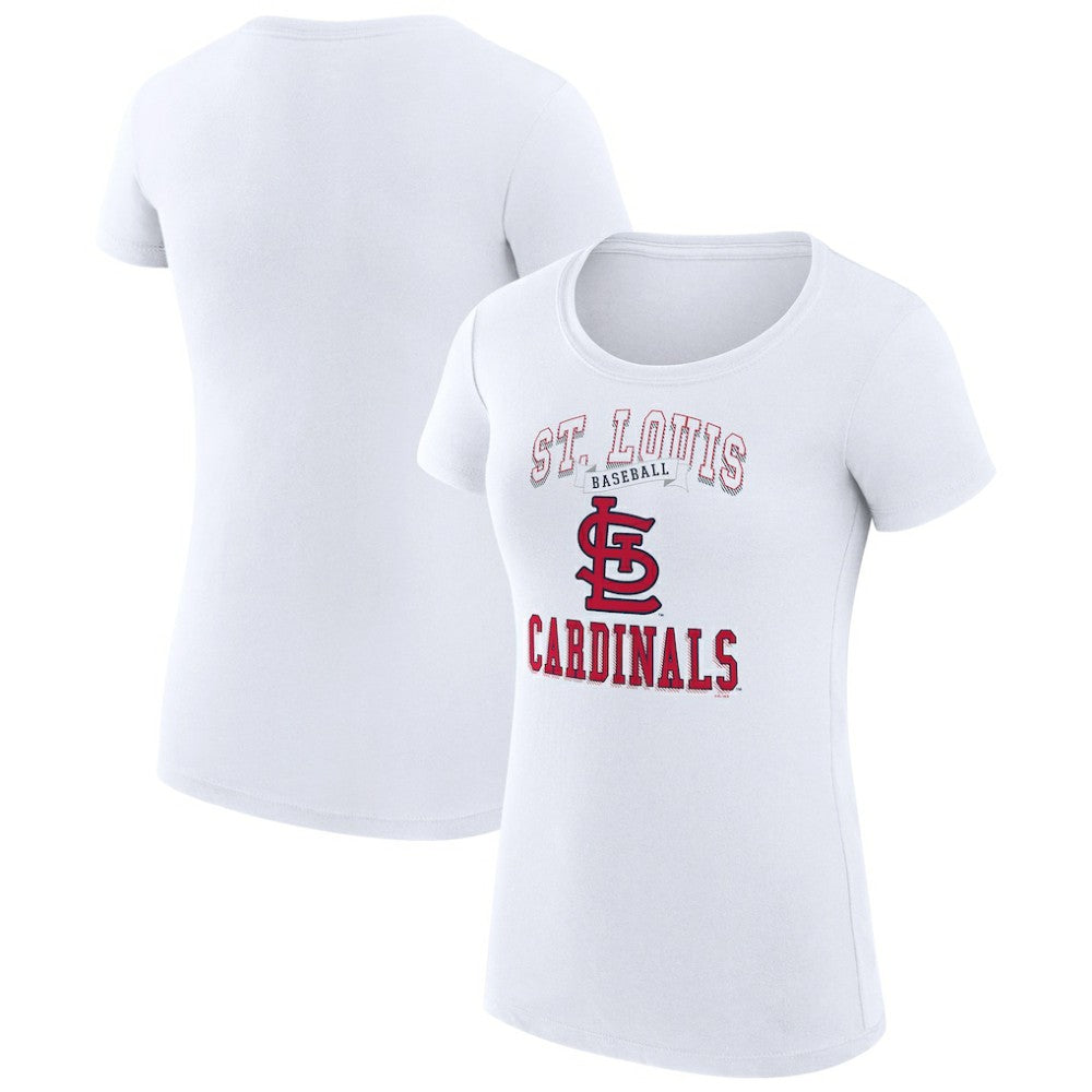 St. Louis Cardinals G-III 4Her by Carl Banks Women's Super-Slim Fit Lightweight Team Logo Graphic T-Shirt discount