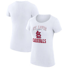 St. Louis Cardinals G-III 4Her by Carl Banks Women's Super-Slim Fit Lightweight Team Logo Graphic T-Shirt discount