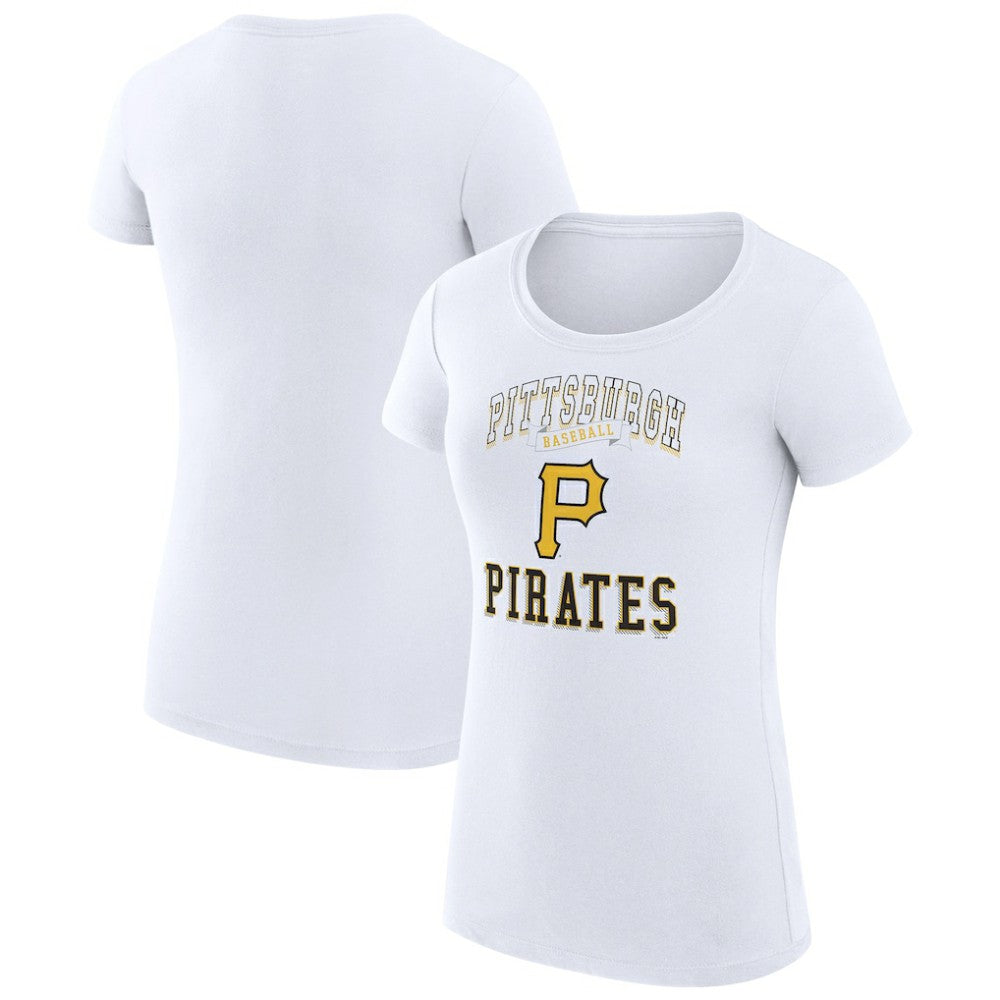 Pittsburgh Pirates G-III 4Her by Carl Banks Women's Super-Slim Fit Lightweight Team Logo Graphic T-Shirt Near Me