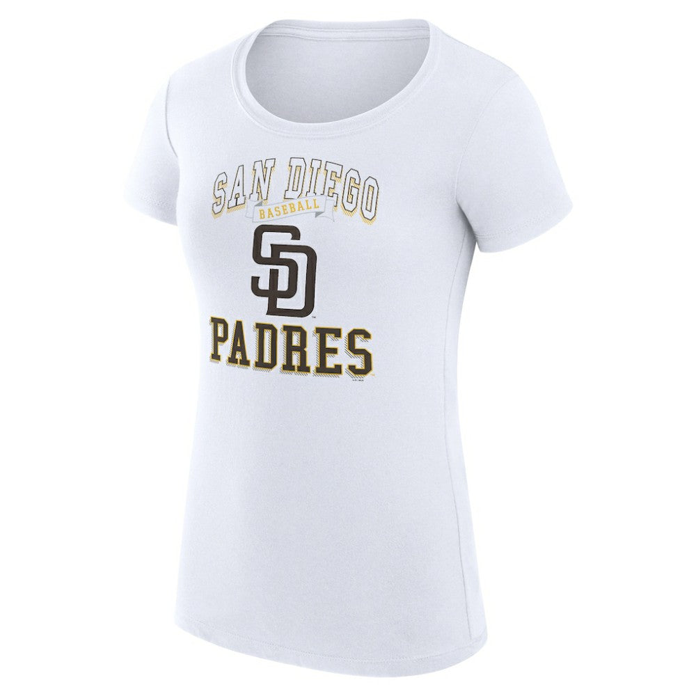 San Diego Padres G-III 4Her by Carl Banks Women's Super-Slim Fit Lightweight Team Logo Graphic T-Shirt On Sale