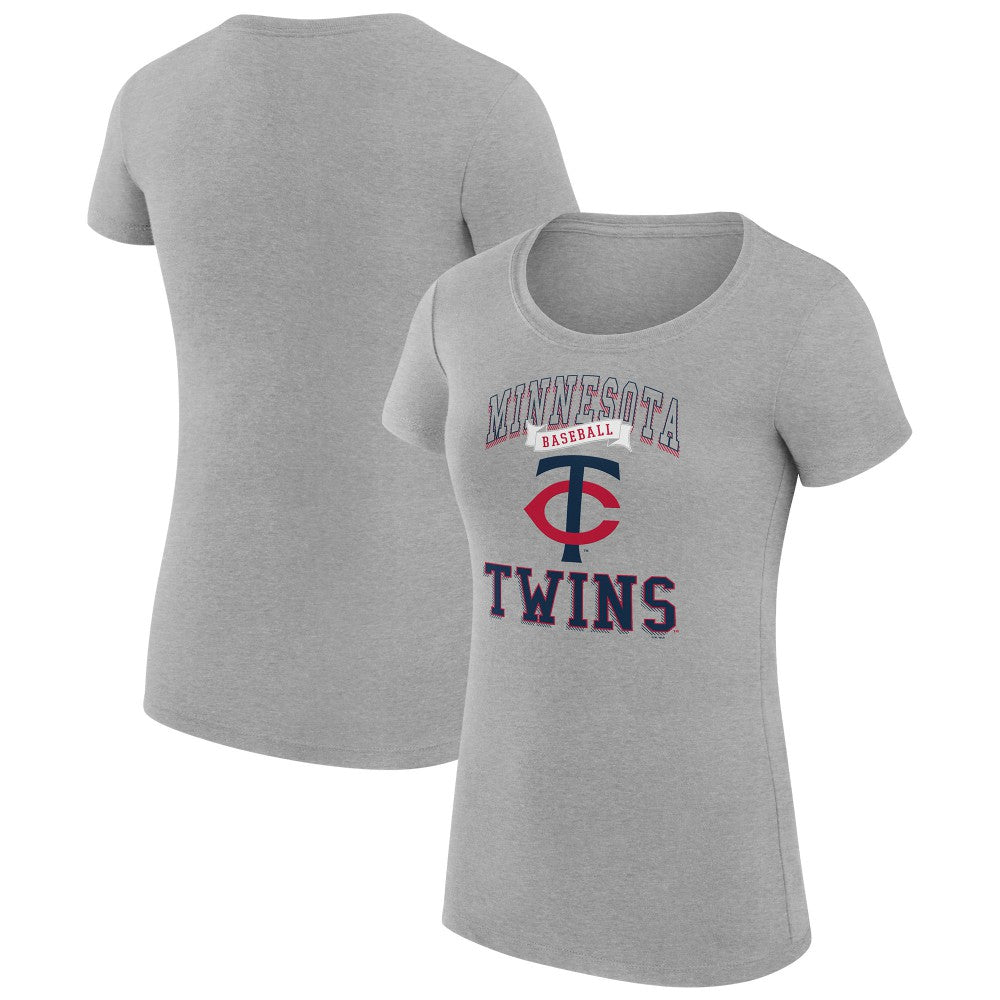 Minnesota Twins G-III 4Her by Carl Banks Women's Super-Slim Fit Lightweight Team Logo Graphic T-Shirt for sale
