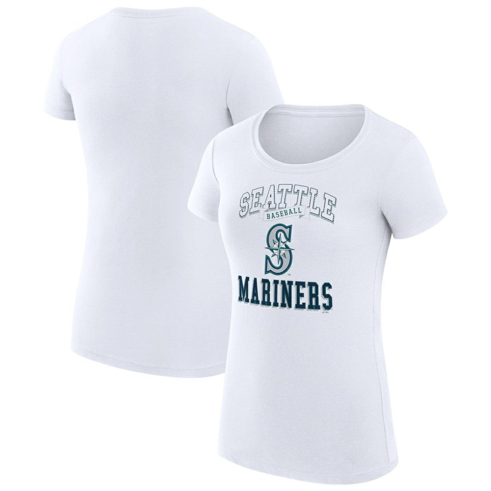 Seattle Mariners G-III 4Her by Carl Banks Women's Super-Slim Fit Lightweight Team Logo Graphic T-Shirt Sale