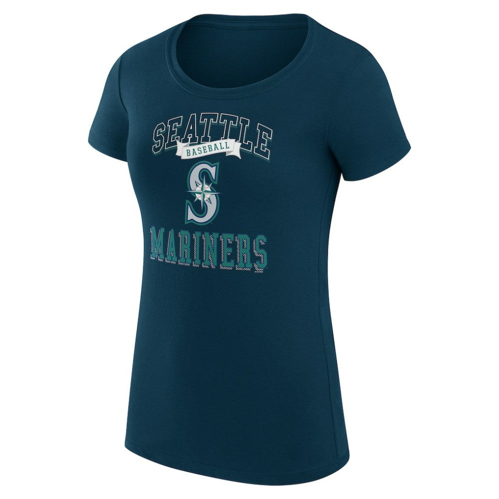 Seattle Mariners G-III 4Her by Carl Banks Women's Super-Slim Fit Lightweight Team Logo Graphic T-Shirt Near Me