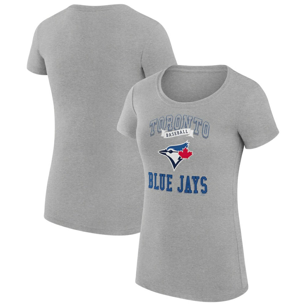 Toronto Blue Jays G-III 4Her by Carl Banks Women's Super-Slim Fit Lightweight Team Logo Graphic T-Shirt discount