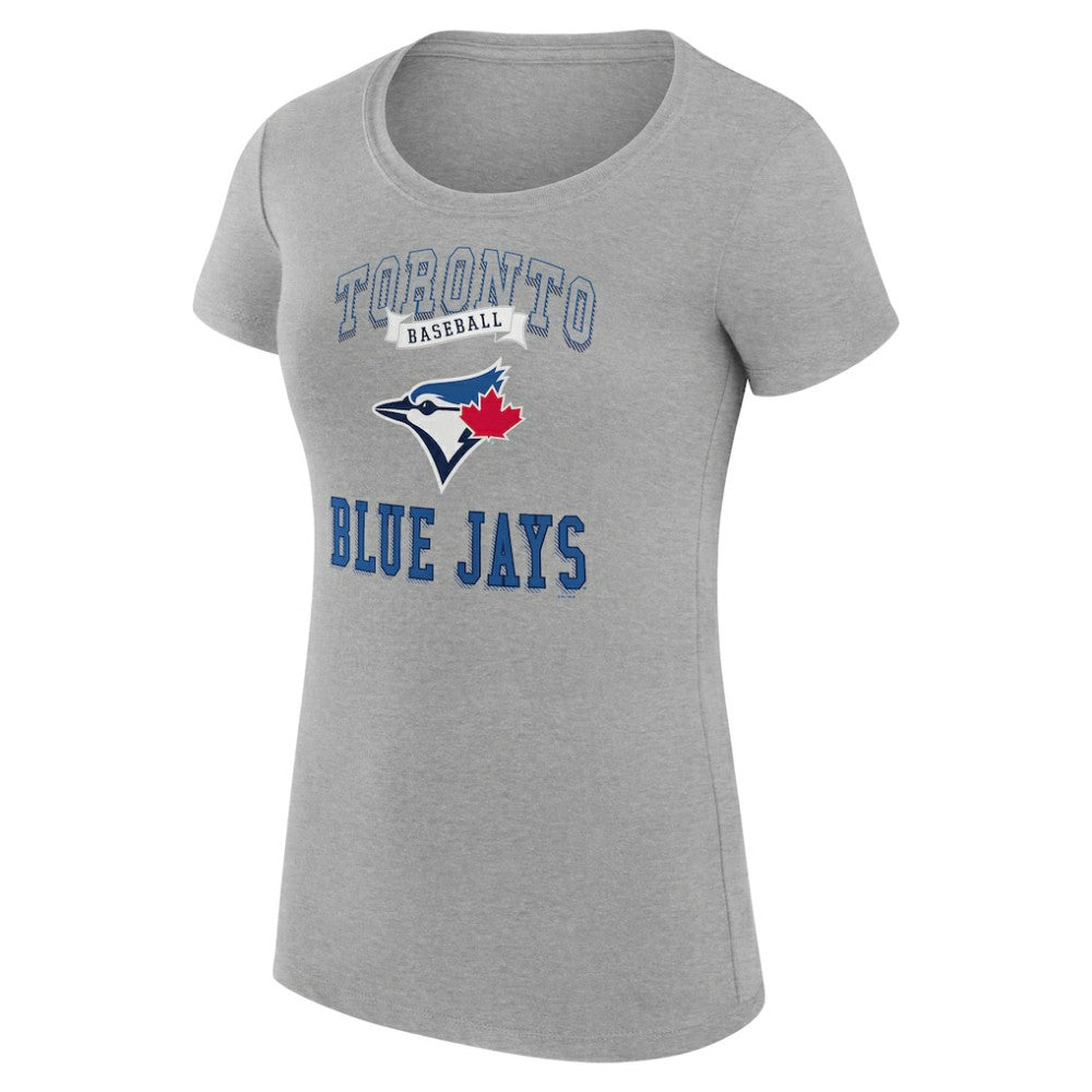 Toronto Blue Jays G-III 4Her by Carl Banks Women's Super-Slim Fit Lightweight Team Logo Graphic T-Shirt discount