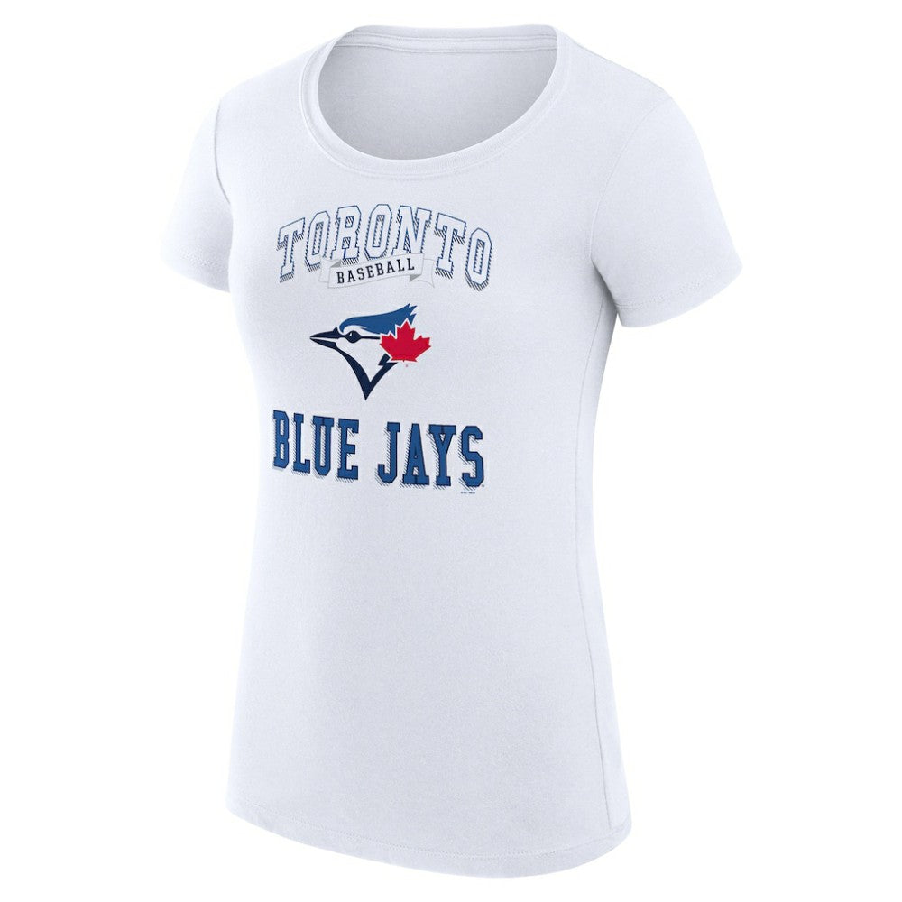 Toronto Blue Jays G-III 4Her by Carl Banks Women's Super-Slim Fit Lightweight Team Logo Graphic T-Shirt Sale