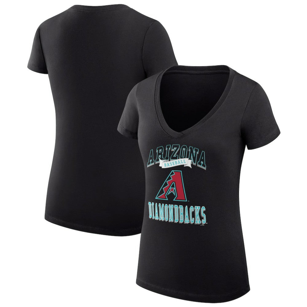 Arizona Diamondbacks G-III 4Her by Carl Banks Women's Super-Slim Fit Lightweight Team Logo Graphic V-Neck T-Shirt Online