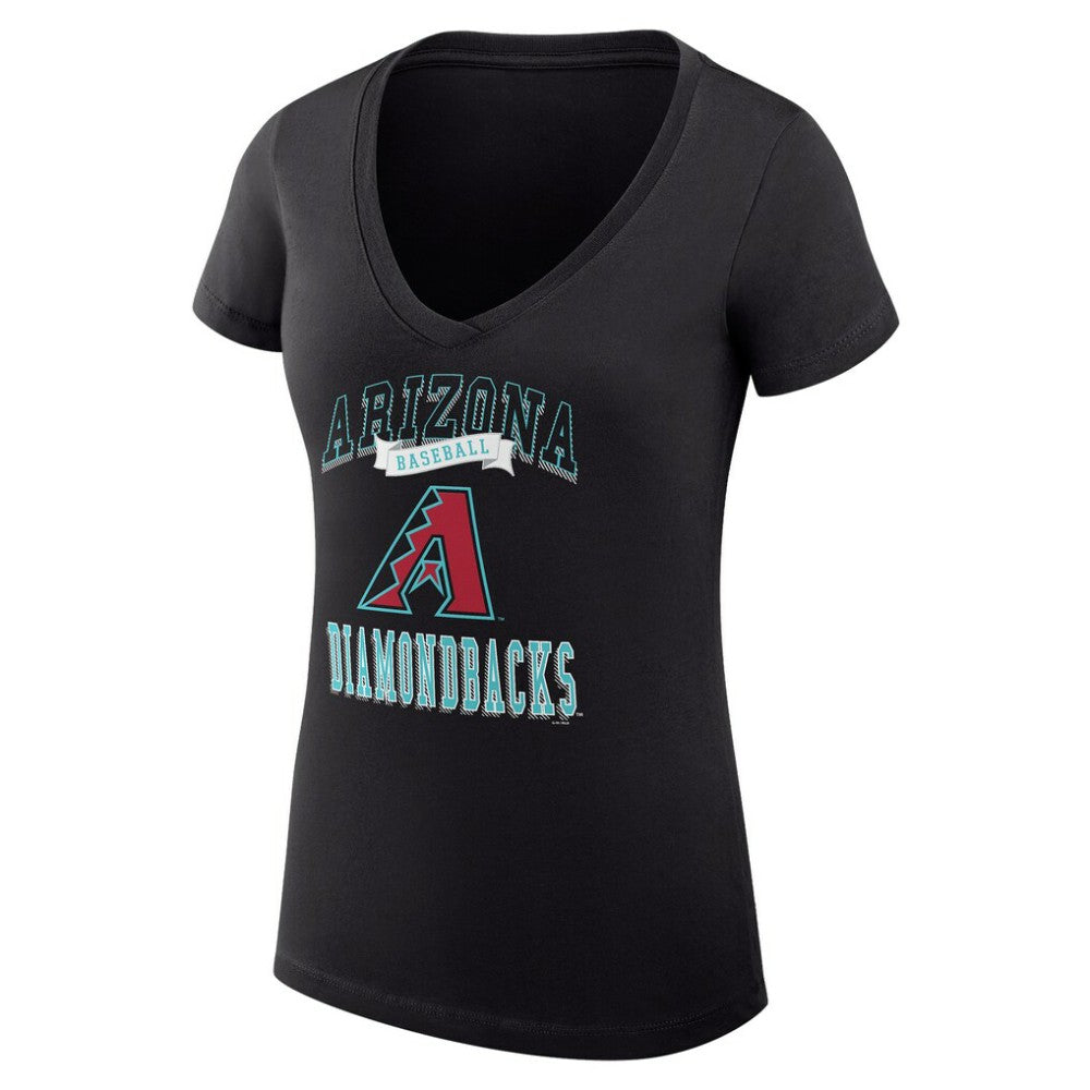 Arizona Diamondbacks G-III 4Her by Carl Banks Women's Super-Slim Fit Lightweight Team Logo Graphic V-Neck T-Shirt Online