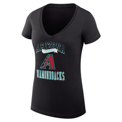 Arizona Diamondbacks G-III 4Her by Carl Banks Women's Super-Slim Fit Lightweight Team Logo Graphic V-Neck T-Shirt Online