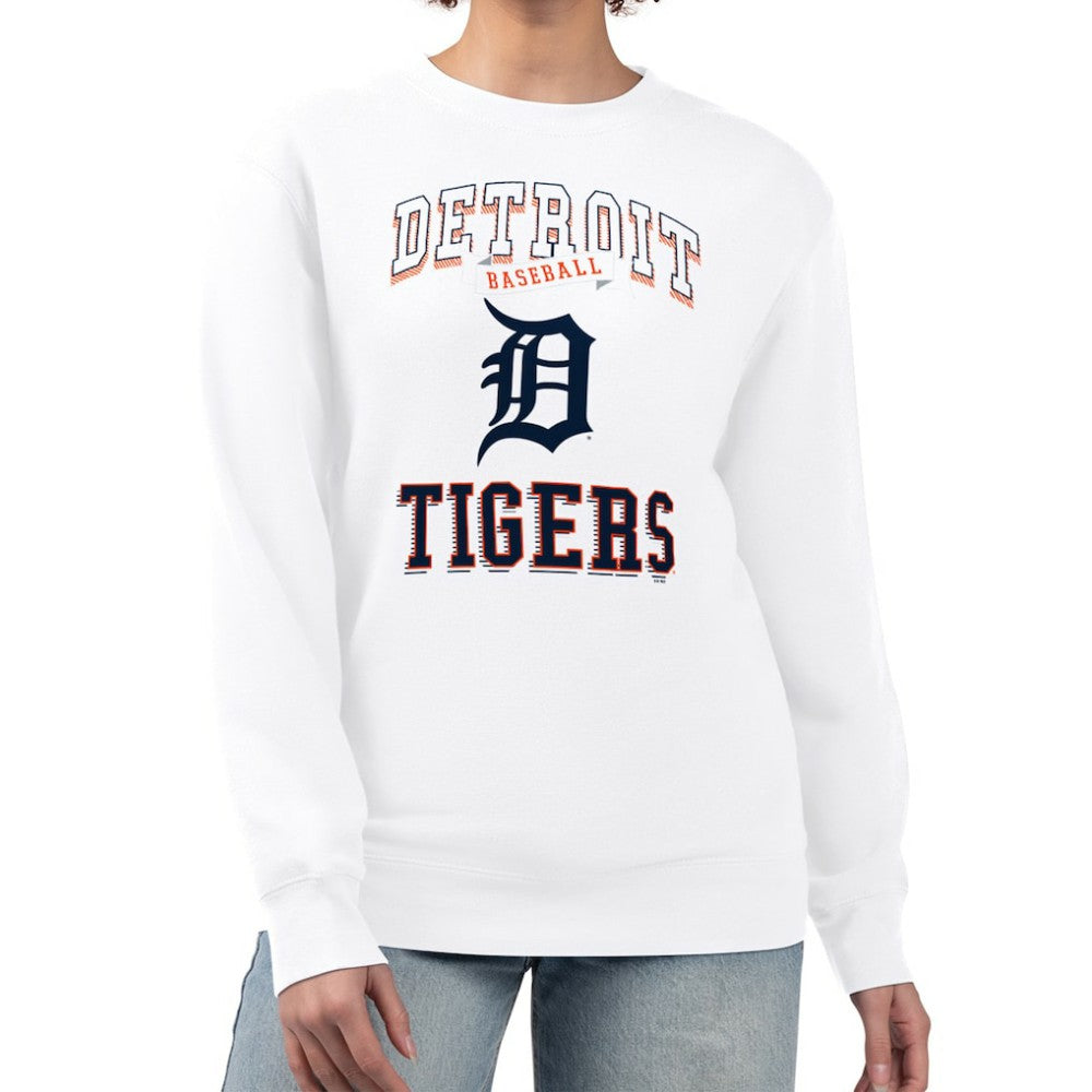 Detroit Tigers G-III 4Her by Carl Banks Women's Team Logo Graphic Tri-Blend Fleece Pullover Sweatshirt Near Me