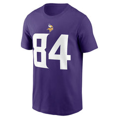 Randy Moss Minnesota Vikings Retired Player Name & Number T-Shirt Purple - Nike