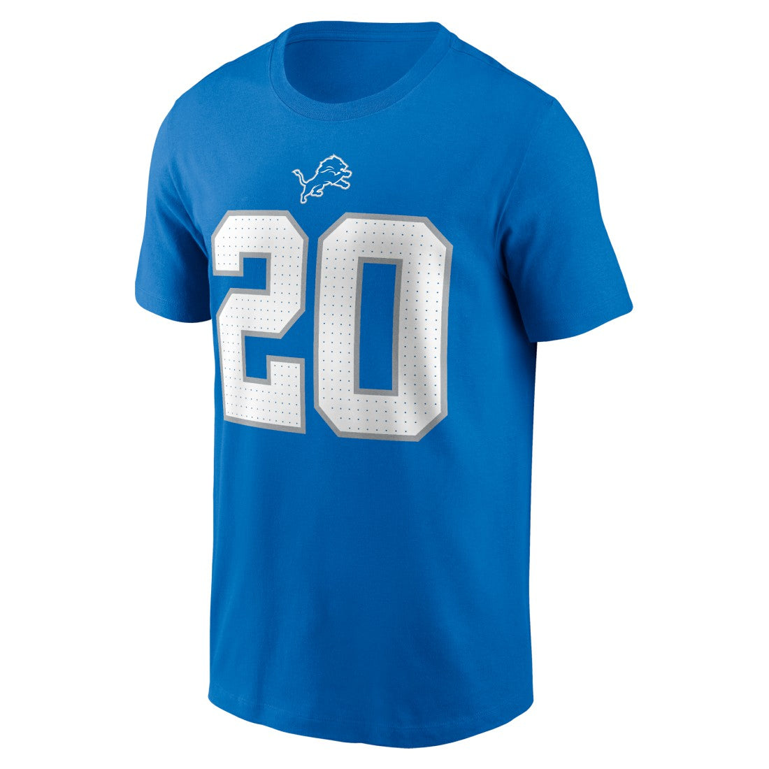 Barry Sanders Detroit Lions Retired Player Name & Number T-Shirt Blue - Nike