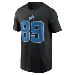 Dan Campbell Detroit Lions Retired Player Name & Number T-Shirt Black - Nike