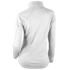 Philadelphia Phillies Columbia Women's Cooperstown Collection Shotgun 2.0 Omni-Wick Quarter-Zip Top - White Lifestyle
