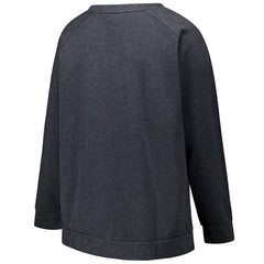 Las Vegas Raiders Profile Women's Plus Size Acid Wash Raglan Sweatshirt Charcoal - NFL
