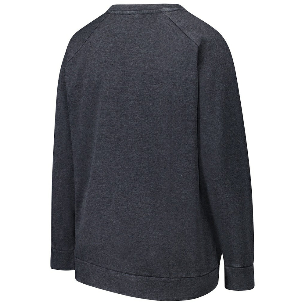 Baltimore Ravens Profile Women's Plus Size Acid Wash Raglan Sweatshirt Charcoal - NFL