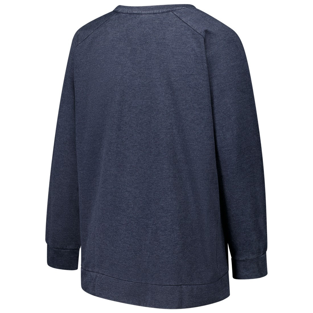 Houston Texans Profile Women's Plus Size Acid Wash Raglan Sweatshirt Navy - NFL