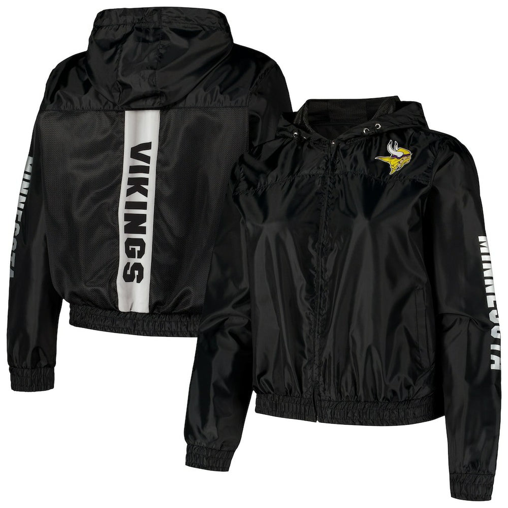 Minnesota Vikings Women's Full-Zip Jacket Black - Fanatics