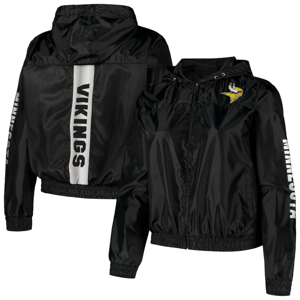 Minnesota Vikings Women's Full-Zip Jacket Black - Fanatics