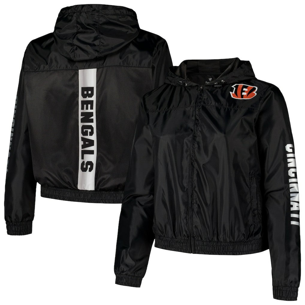 Cincinnati Bengals Women's Full-Zip Jacket Black - Fanatics