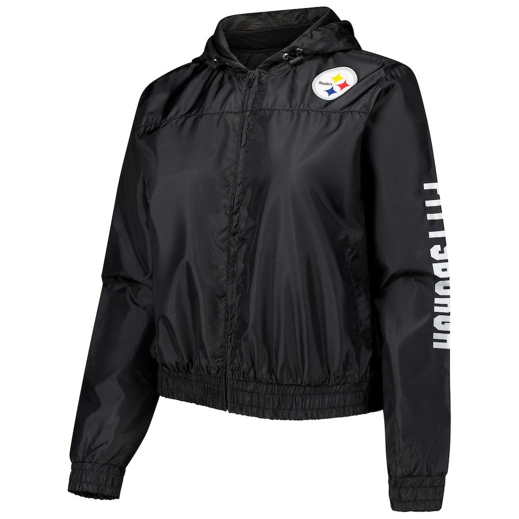 Pittsburgh Steelers Women's Full-Zip Jacket Black - Fanatics