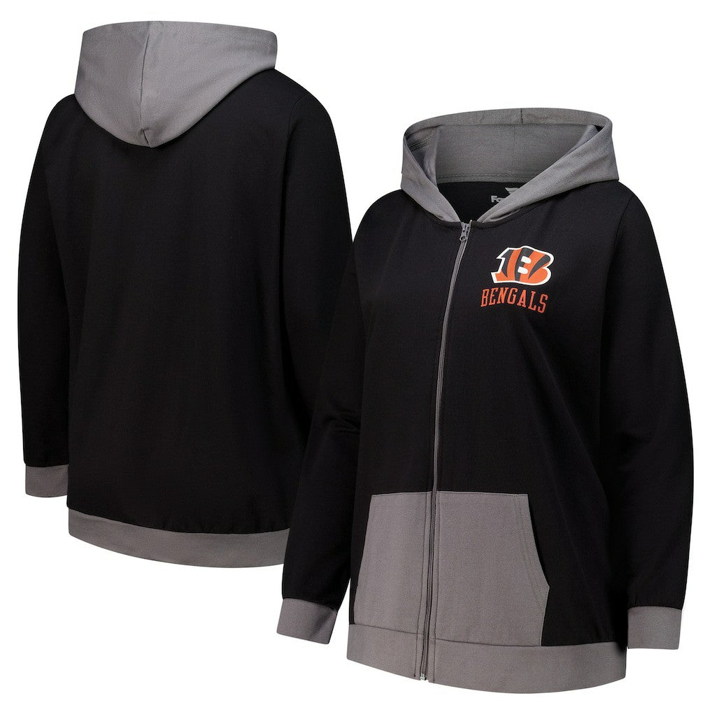 Cincinnati Bengals Women's Hit It Full-Zip Hoodie Black - Fanatics