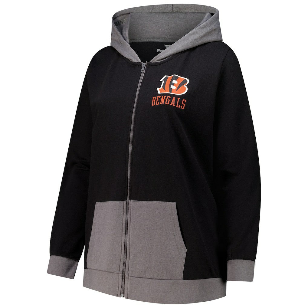 Cincinnati Bengals Women's Hit It Full-Zip Hoodie Black - Fanatics