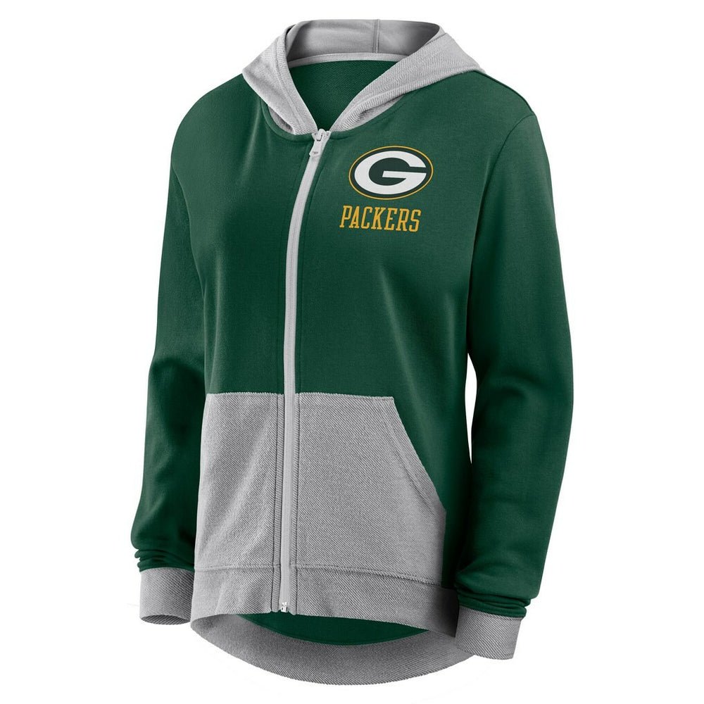 Green Bay Packers Women's Hit It Full-Zip Hoodie Green - Fanatics