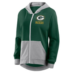 Green Bay Packers Women's Hit It Full-Zip Hoodie Green - Fanatics