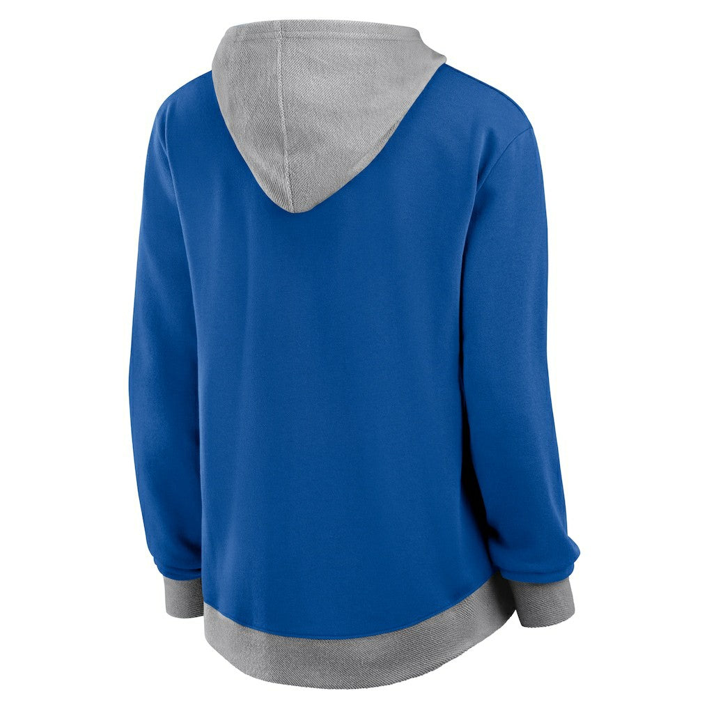 New York Giants Women's Hit It Full-Zip Hoodie Royal - Fanatics