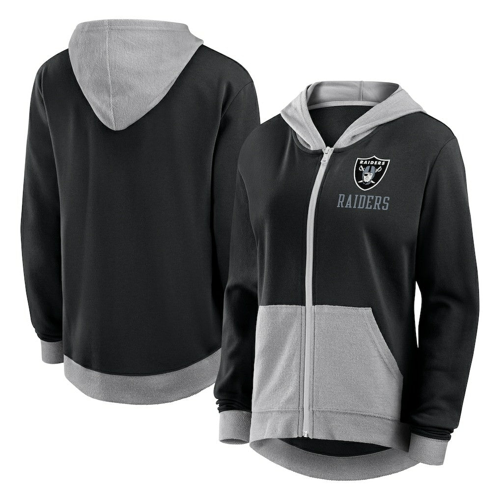 Las Vegas Raiders Women's Hit It Full-Zip Hoodie Black - Fanatics