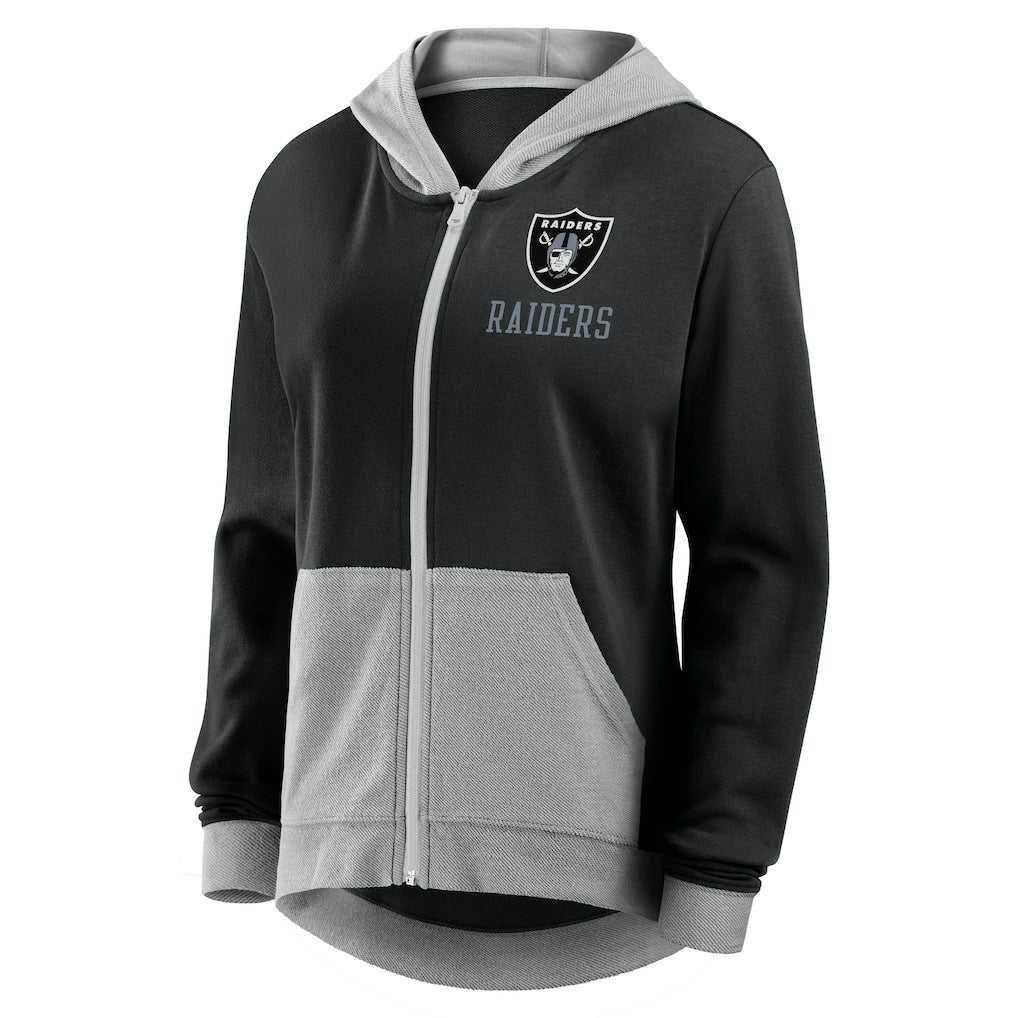 Las Vegas Raiders Women's Hit It Full-Zip Hoodie Black - Fanatics