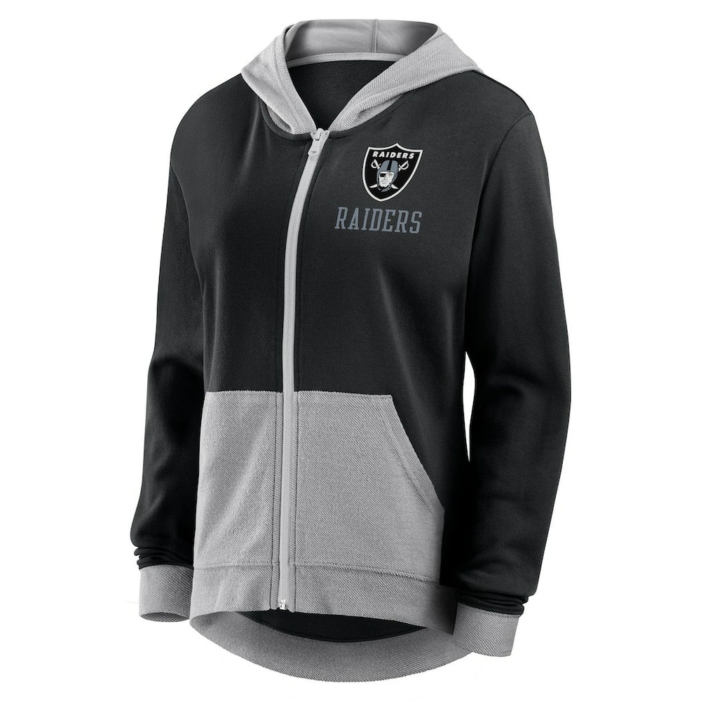 Las Vegas Raiders Women's Hit It Full-Zip Hoodie Black - Fanatics