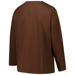 Cleveland Browns Women's Long Sleeve Scoop Neck T-Shirt Brown - Fanatics