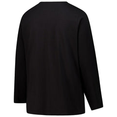 Cincinnati Bengals Women's Long Sleeve Scoop Neck T-Shirt Black - Fanatics