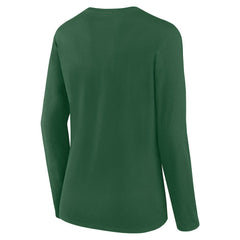 New York Jets Women's Long Sleeve Scoop Neck T-Shirt Green - Fanatics