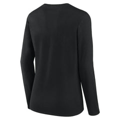 Pittsburgh Steelers Women's Long Sleeve Scoop Neck T-Shirt Black - Fanatics