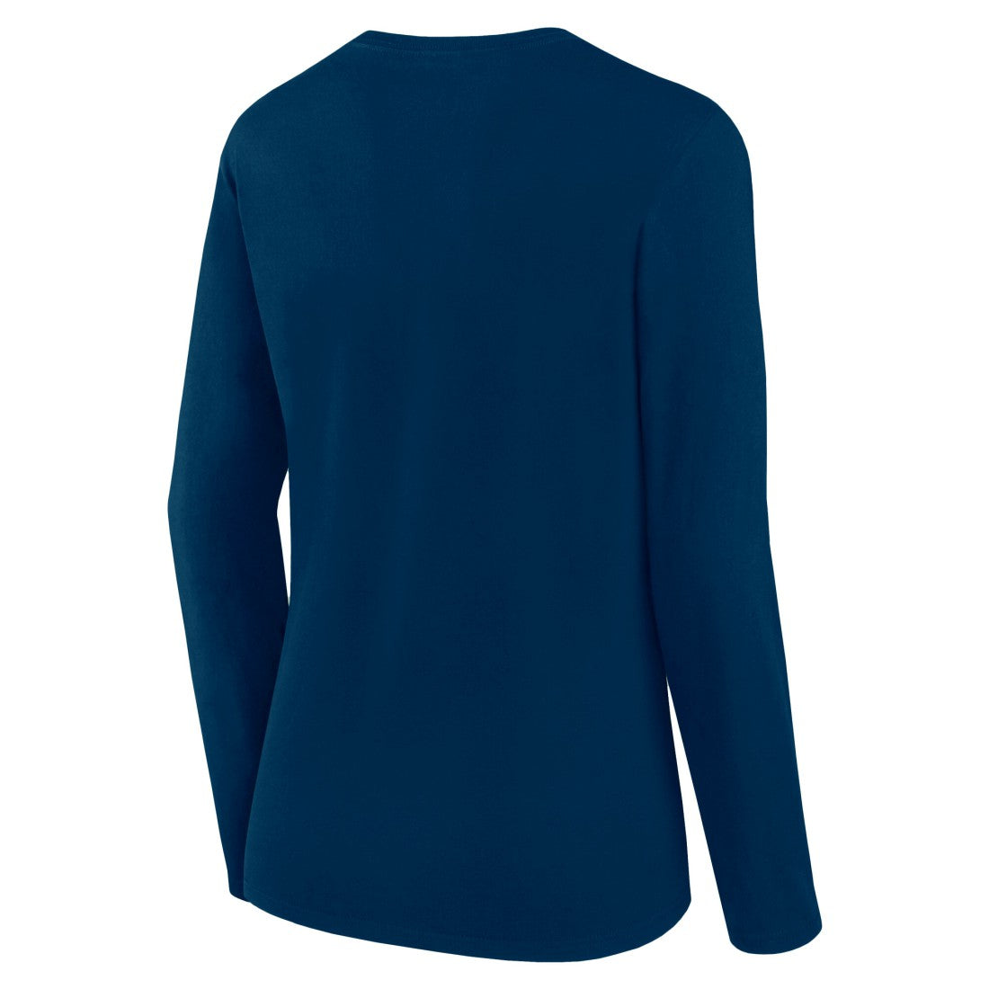 Houston Texans Women's Long Sleeve Scoop Neck T-Shirt Navy - Fanatics