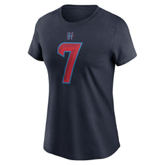 C.J. Stroud Houston Texans Women's Player Name & Number T-Shirt Navy - Nike