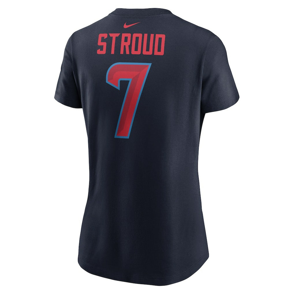C.J. Stroud Houston Texans Women's Player Name & Number T-Shirt Navy - Nike