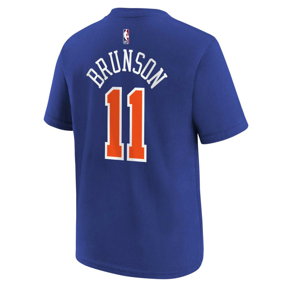 Nike - Jalen Brunson New York Knicks Youth Icon Name & Number T-Shirt - Blue