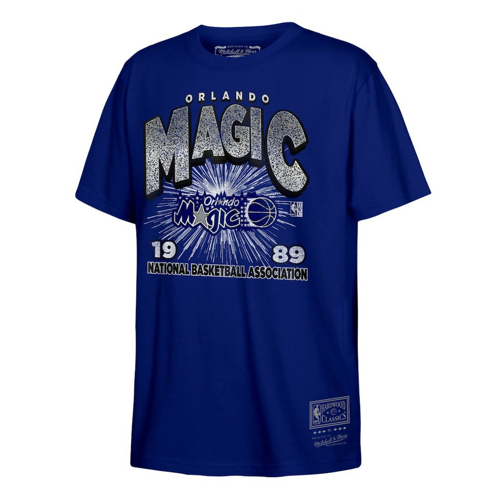 Mitchell & Ness - Orlando Magic Hardwood Classics Vintage Hoopster T-Shirt - Blue
