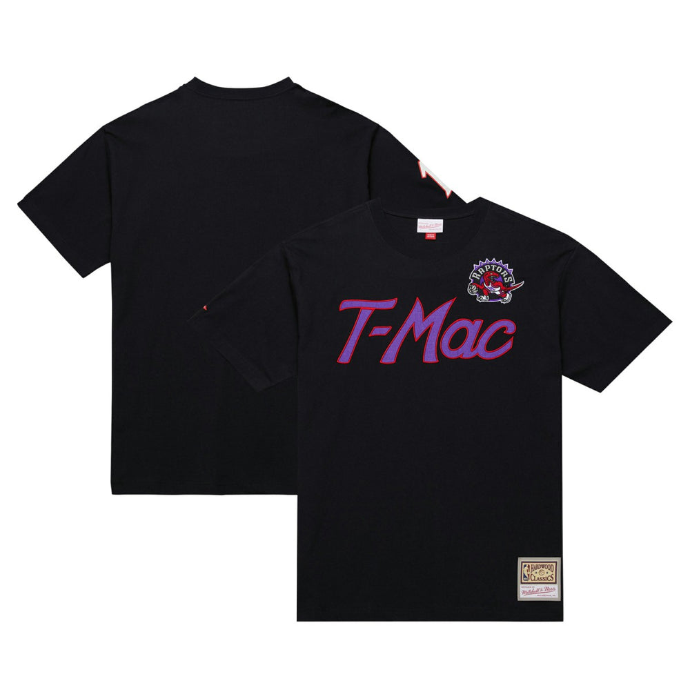 Mitchell & Ness - Tracy McGrady Toronto Raptors Premium Nickname T-Shirt - Black