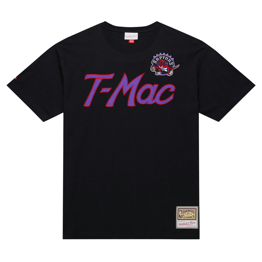 Mitchell & Ness - Tracy McGrady Toronto Raptors Premium Nickname T-Shirt - Black