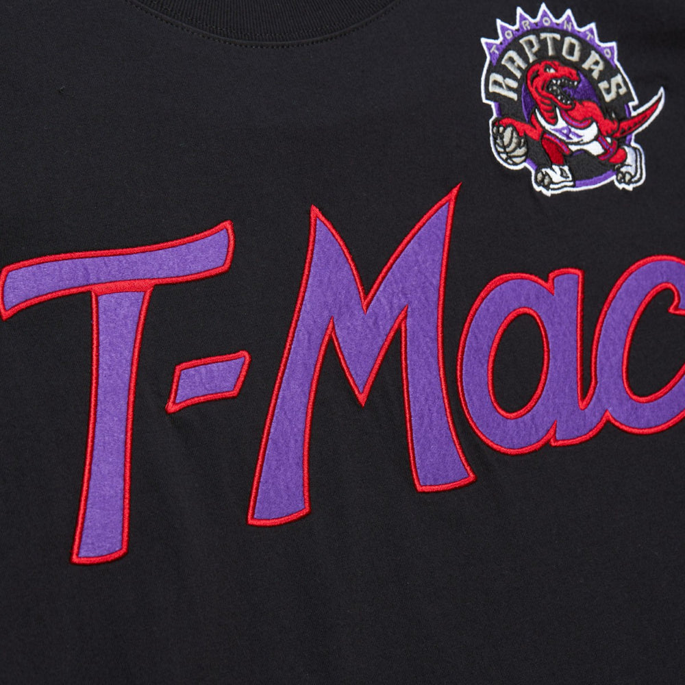 Mitchell & Ness - Tracy McGrady Toronto Raptors Premium Nickname T-Shirt - Black